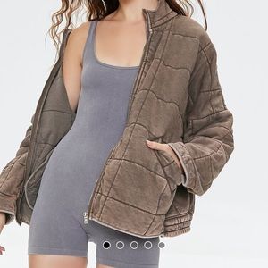 Forever 21 quilted jacket